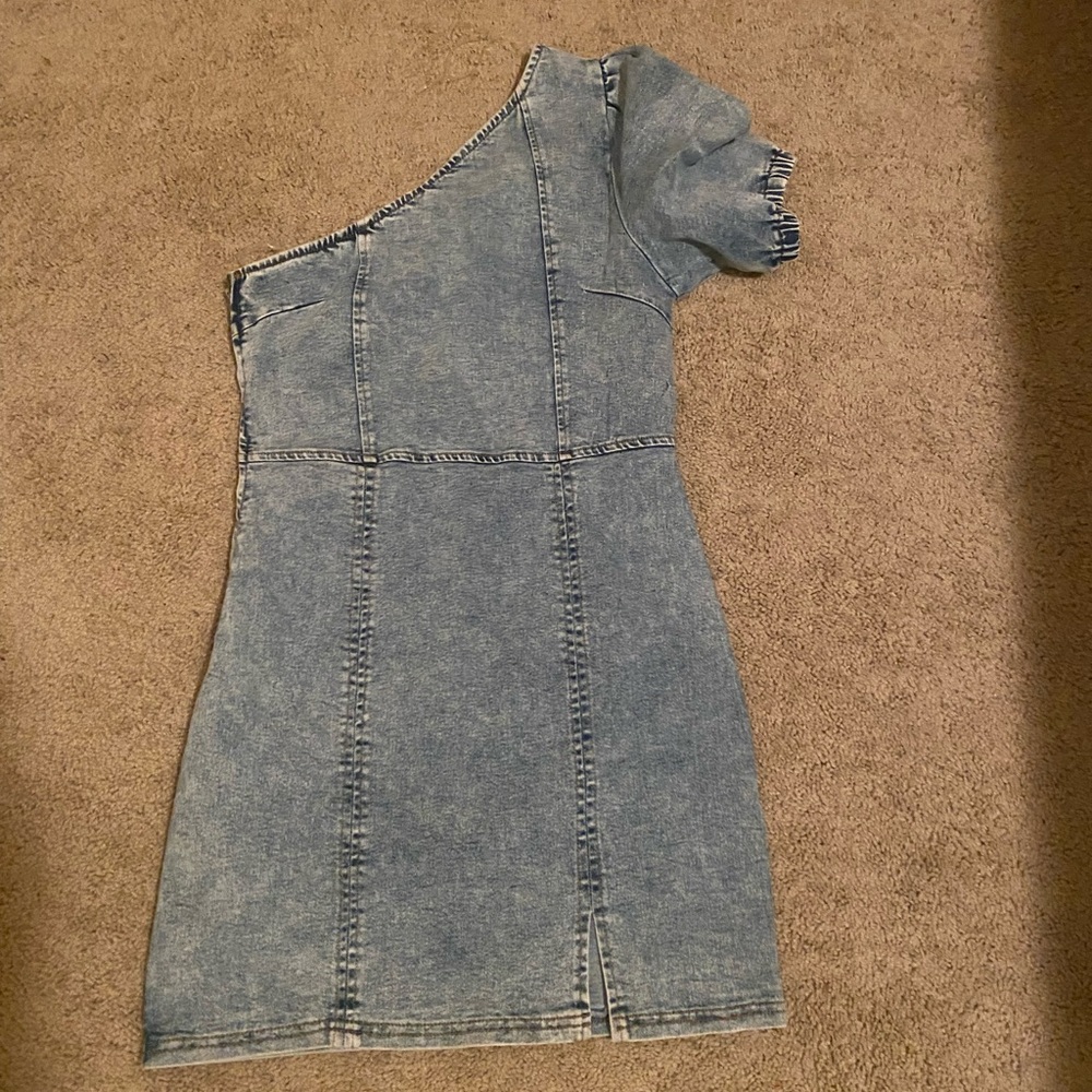 Entro Light Blue Denim Fabric-Size S